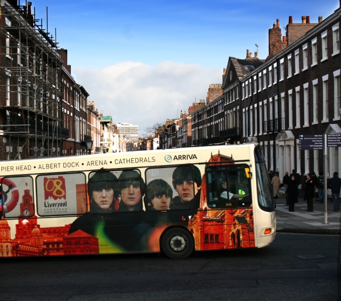 Buss i Liverpool